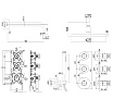 Душевой набор Paffoni Modular Box KITMB018CR душ 22.5 см, хром