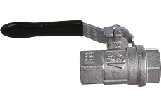 Шаровой кран RUB BRECIA 3/8 DN10 PN65, ВР-ВР, S.33, промышленный, ручка S33C00