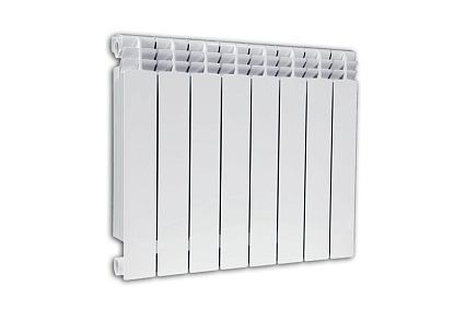 Биметаллический радиатор Fondital ALUSTAL 500/100 BIANCO 8 секций R90103408