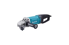 Угловая шлифовальная машина Makita 230 мм, 2800 Вт, 6600 об., AFT, D-обр. поворот. рукоятка, плавн. пуск, антивибр., поддержка об., расцепляющая муфта, тормоз дв., 6.3 кг GA9071X1