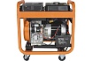 Генератор Carver PPG-11000DE дизель, LT-1100F, 8,5/9,5 кВт, 220 В, бак 20л, э/старт, колеса, медь 01.020.00025