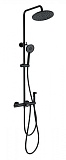 Душевая стойка Wonzon&Woghand WW-B3097-A-MB термостат, черный матовый