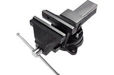 Тиски Kranz слесарные 150мм, поворотные, с наковальней KR-12-5102