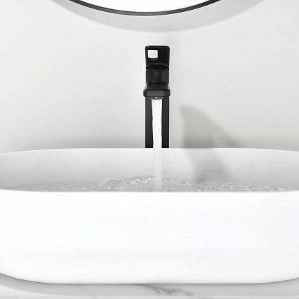 Смеситель для раковины Black&White Gravity GF-7203-MB черный матовый