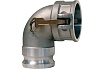 Алюминиевый камлок TITAN LOCK тип DА (переходник 90 розетка 2" х ниппель 2"), TL200DAAL90
