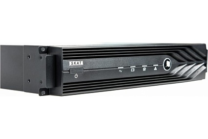 Источник бесперебойного питания Skat UPS 10 000 RACK 220В 9,0кВт 16 АКБ внешние On-Line синусоида ток заряда 10А 494