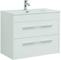 Мебель для ванной Aquanet Августа 80 см, 2 ящика, белый