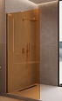 Душевая перегородка Vincea Волк-Ин (Walk-In) VLSW-1H100GSG 100x200 брашированное золото, янтарь