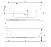 Акриловая ванна Am.Pm Func W84A-170-070W-A 170x70 см