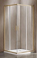 Душевой уголок Vincea Garda VSS-1G900CLG 90x90 брашированное золото, прозрачный