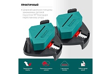 Пружинный угловой зажим Kraftool SCC два диапазона зажима 10-22, 22-40 мм 32205
