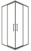 Душевой уголок Timo TKSS-100/13C-8 100x100 прозрачный, никель