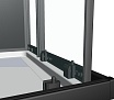 Душевая кабина TimoILMA901B 100x100 черный глянец