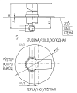 Смеситель для душа Rav Slezak Colorado CO383LCMATZ черный, золото