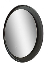 Зеркало Art&Max Napoli AM-Nap-600-DS-F 60x60 см, с подсветкой, черный