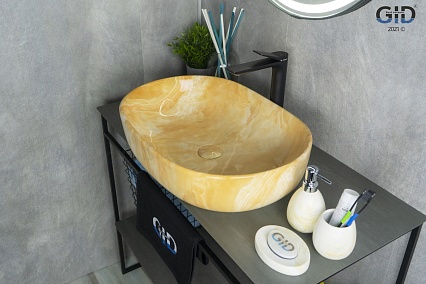 Раковина Gid Stone Edition Mnc171 60 см оранжевый