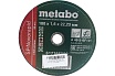 Круг отрезной по нержавеющей стали 180x1.6x22,23 мм Metabo SP-Novorapid RU 617166000
