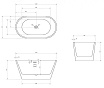 Акриловая ванна Abber AB9203-1.3 130x70