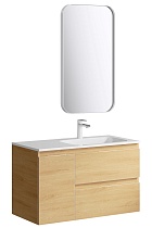 Мебель для ванной Aqwella Accent 90 см правая, дуб золотой