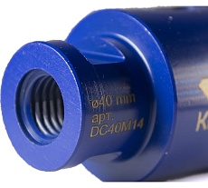 Коронка алмазная по керамограниту PRO 40 мм, M14 KEOS DC40M14