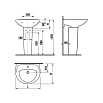 Пьедестал для раковины Jika Lyra 1927.0.000.000.1
