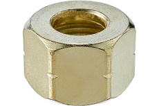 Гайка накидная СваркаДжет СП 21.8 левая (латунь) (D=16,4мм) 4301020300032