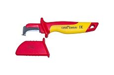 Нож Промлайн кабельный изолированный с пяткой до 1000в, с двухкомп.рук. ПЛ025030538_023