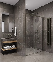 Душевая дверь Timo TDSS-140/13C-8L 140x200 прозрачное, никель