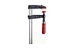 Струбцина BESSEY из ковкого чугуна 300/80, усилие 6 кН, с деревянной рукояткой BE-TG30B8