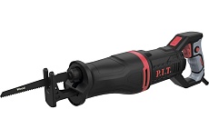Сабельная пил P.I.T. 1200 Вт, поворот рукоят., съем. креп., эл. рег. скор., пилки дер./метал. PSA1200-C1