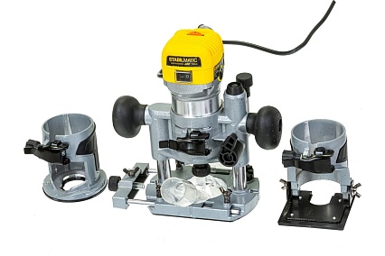 Кромочный фрезер STABILMATIC с набором баз, цанги 6 и 8 мм FRH-880