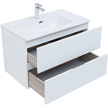 Мебель для ванной Aquanet Алвита New 80 см белый матовый