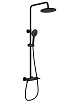 Душевая стойка Wonzon&Woghand Muse Corno WW-A30653-MB черный матовый