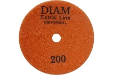Круг алмазный гибкий шлифовальный Extra Line Universal №200 (100х2.5 мм; сухая/мокрая) Diam 674