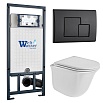 Комплект Weltwasser 10000011133 унитаз Telbach 004 GL-WT + инсталляция Marberg 507 + кнопка Mar 507 SE MT-BL