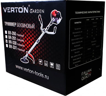 Бензиновый триммер Verton garden BR-330 Professional 01.5985.8647