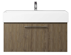 Тумба с раковиной Creto Milano 100 см Truffle