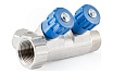 Коллектор с регулировочными вентилями PROFACTOR в/н 3/4" х 2 вых 16 цанга PF MVP 268.2C