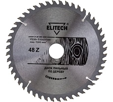 Диск пильный по дереву (216х32/30 мм; 2.4 мм; 48Z) Elitech 1820.055800