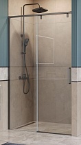 Душевая дверь BelBagno SOFT_CLOSE-1-BF-1-120-C-GM 120x200 прозрачная, оружейная сталь