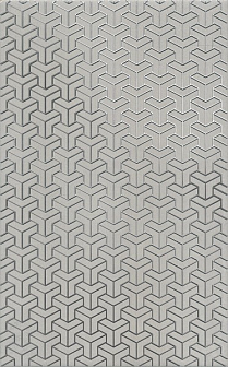 Декор Kerama Marazzi Ломбардиа серый 25х40 см, HGD\B371\6398