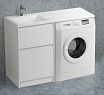 Тумба с раковиной BelBagno Kraft 120 см Bianco Opaco под стир.машину