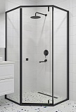 Душевой уголок RGW Hotel HO-088B 90x90 прозрачное, черный 350608899-14