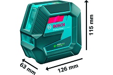 Комби-лазер Bosch GCL 2-50 G + RM 10 + BT 150 0601066M01