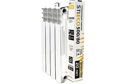 Радиатор STI AL ECO RUS 500/80 4 сек. ТТ000015887