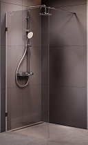 Душевая перегородка Am.Pm X-Joy W94WI-90-F1-MTE 90x195 матовый хром, прозрачное