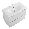 Тумба с раковиной BelBagno Uno 80 см Bianco Opaco