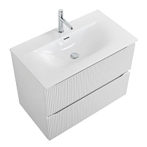 Тумба с раковиной BelBagno Uno 80 см Bianco Opaco