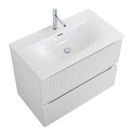 Тумба с раковиной BelBagno Uno 80 см Bianco Opaco