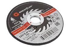 Диск шлифовальный по металлу Master (125х6х22 мм) Greatflex 40015т
